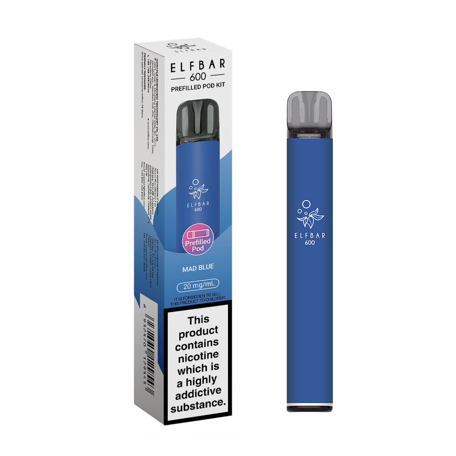 ELFBAR 600 2025 KIT MAD BLUE (10) Main image