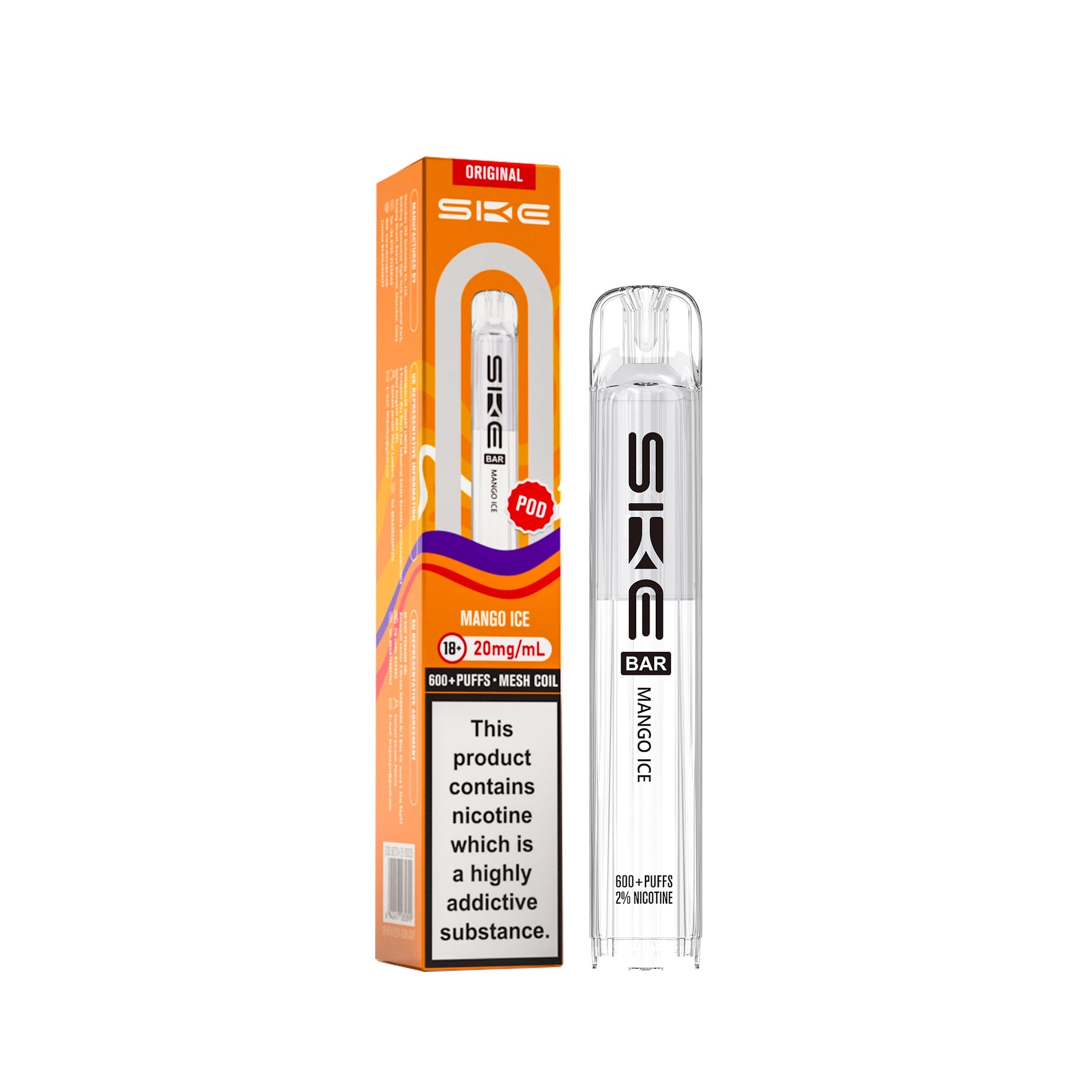 SKE BAR REFILL POD (2025) MANGO ICE (10)