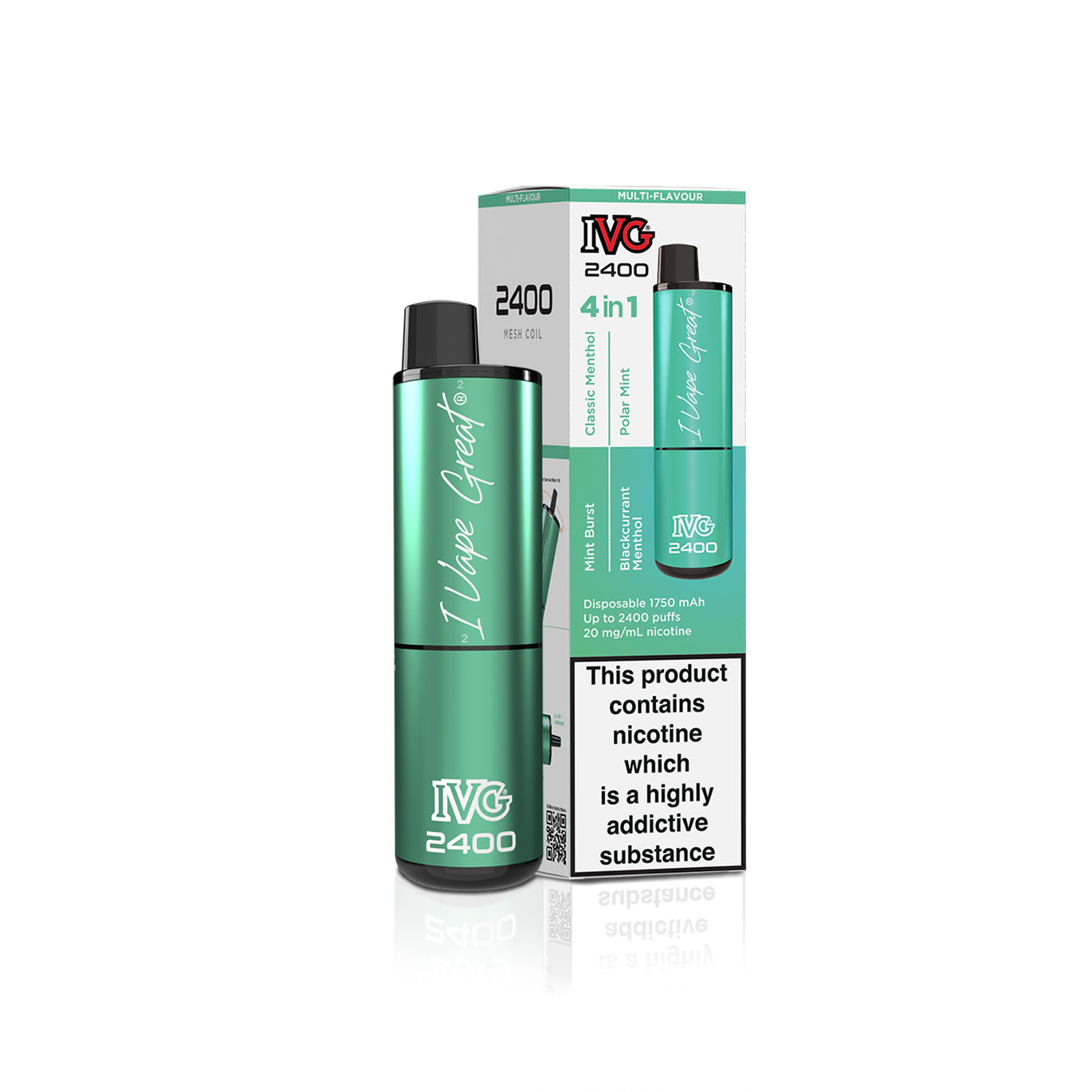 IVG 2400 4 IN 1 MENTHOL EDITION (5) Main image