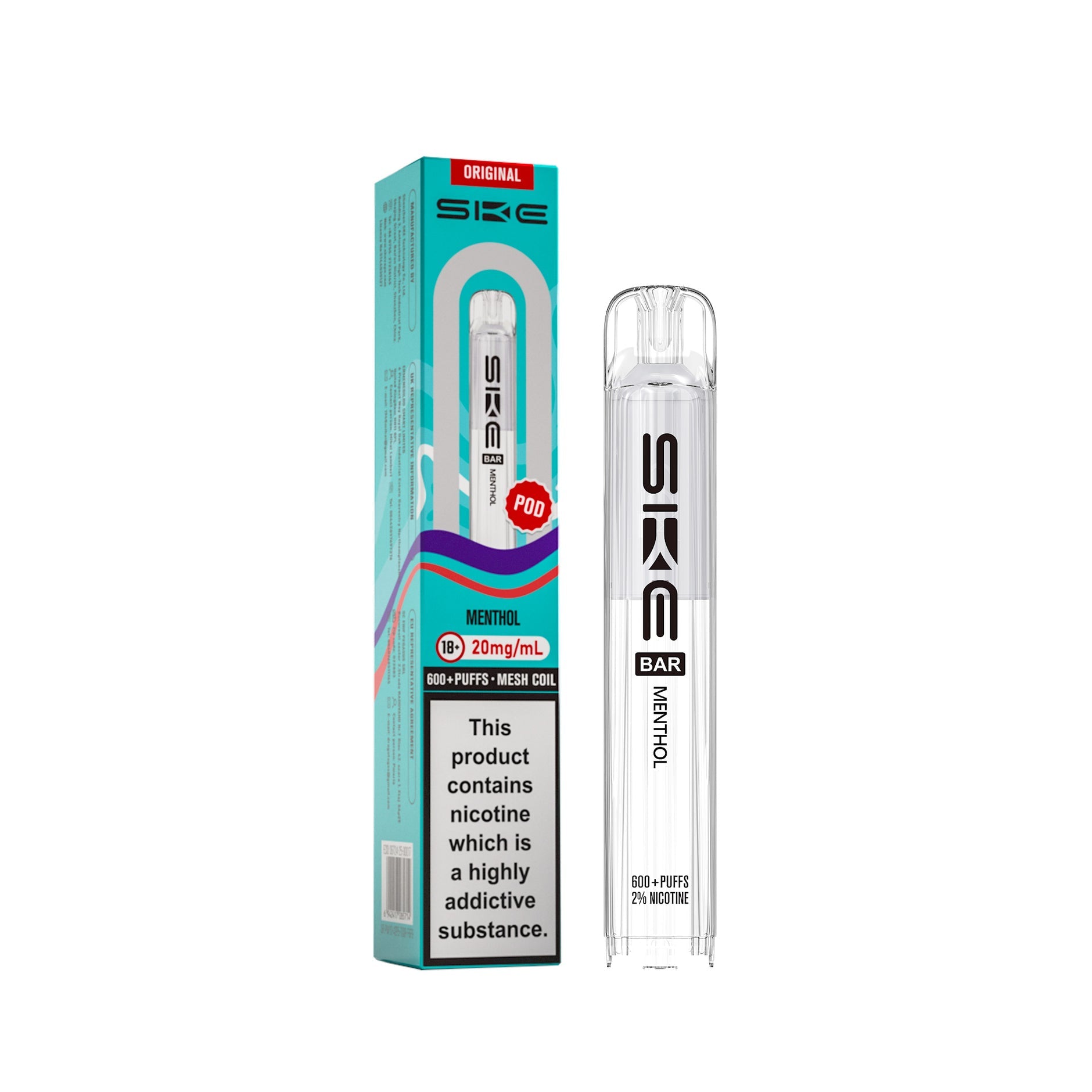SKE BAR REFILL POD (2025) MENTHOL (10) Main image