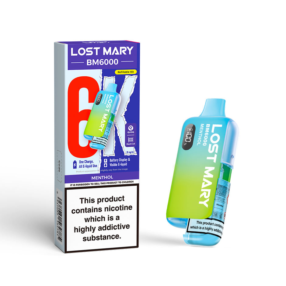 LOST MARY BM6000 KIT MENTHOL (5) Main image