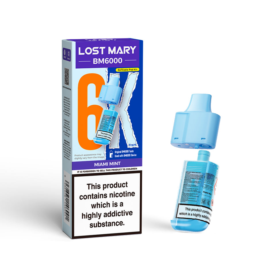 LOST MARY BM6000 POD MIAMI MINT (5) Main image