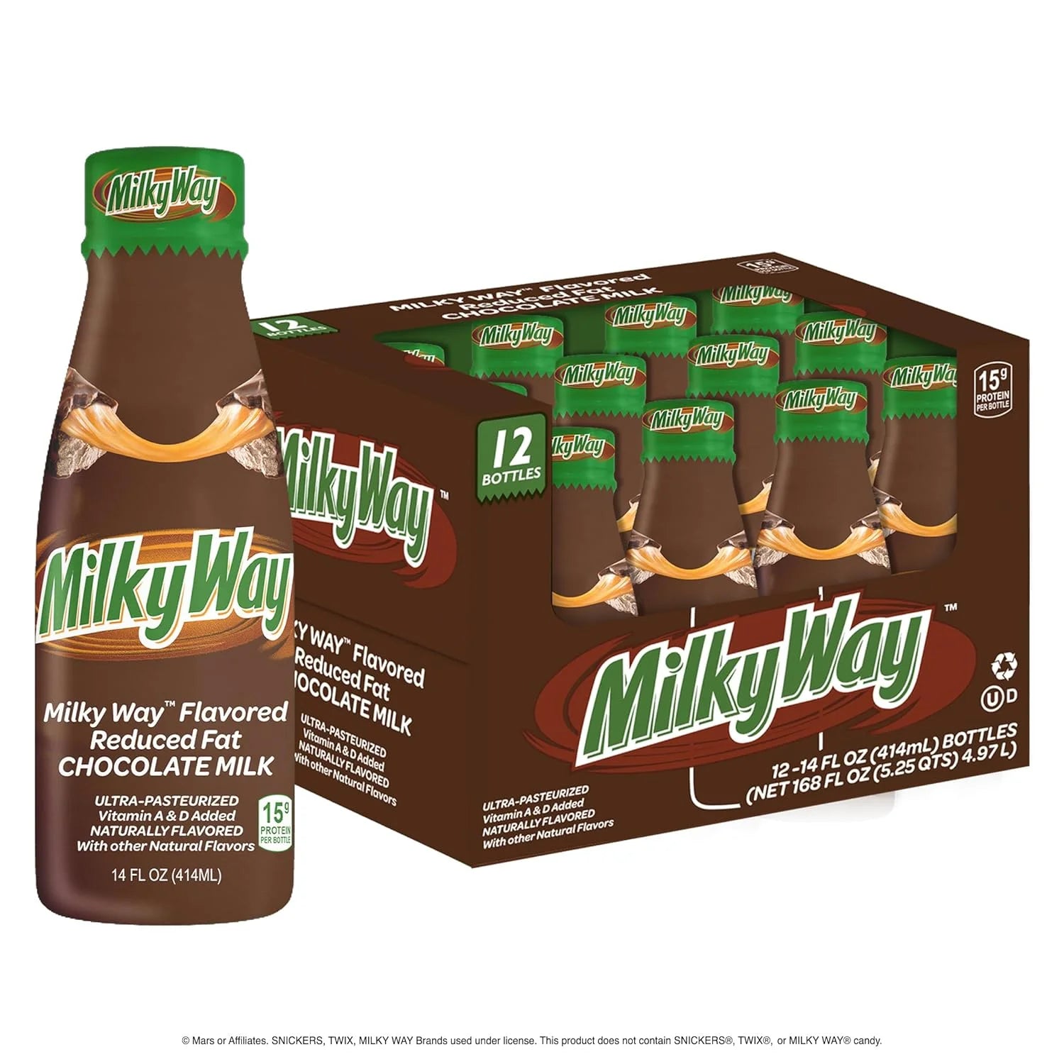 Milkyway Chocolate Milk Bottles 12x414ml