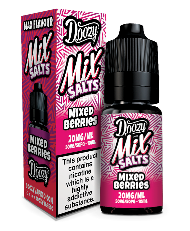 DOOZY MIX SALTS 10ML NIC SALTS MIXED BERRIES (10)