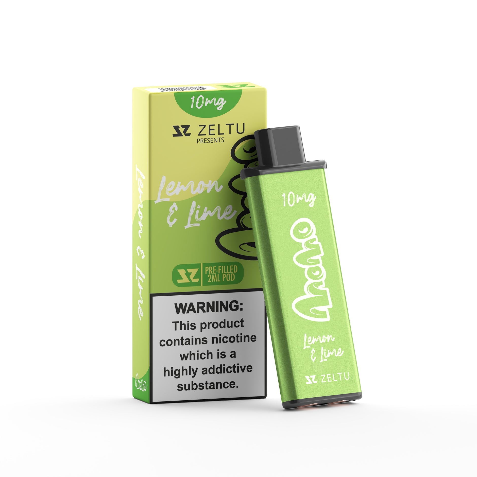 ZELTU X3 PREFILLED POD MOMO LEMON & LIME (5)