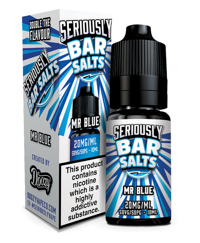 SERIOUSLY BAR SALTS 10ML MR BLUE (10)