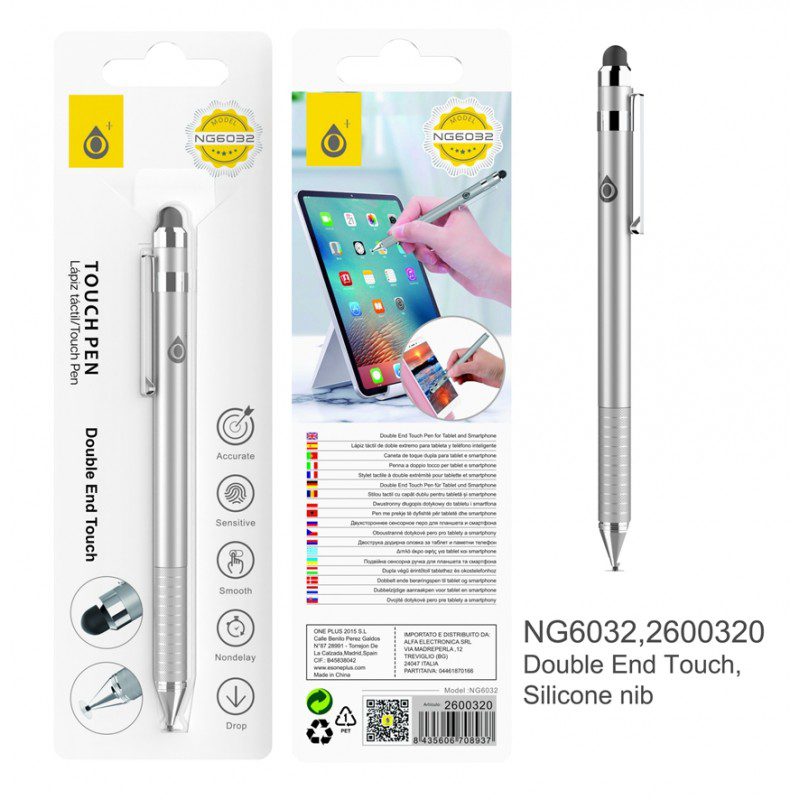 NG6032 Touch Pen, Double End Touch for Tablets & Mobiles