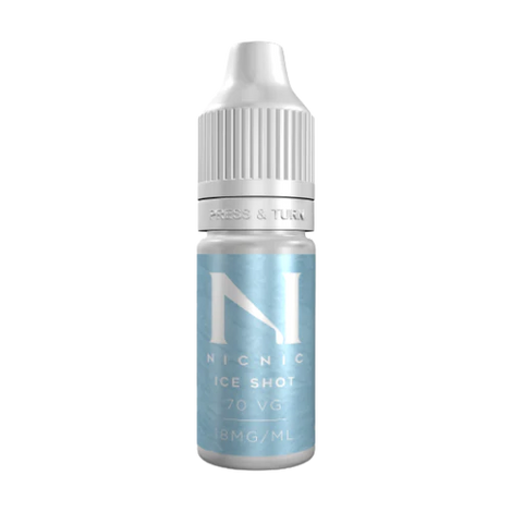 NIC NIC ICE SHOT 10ML 18MG 70 VG BOX OF 120