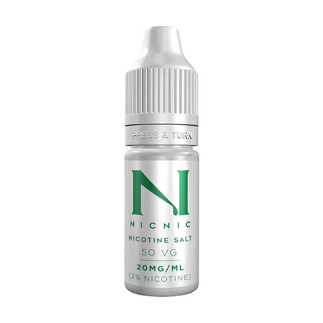 NIC NIC SALT SHOT 10ML 20MG 50 VG BOX OF 120