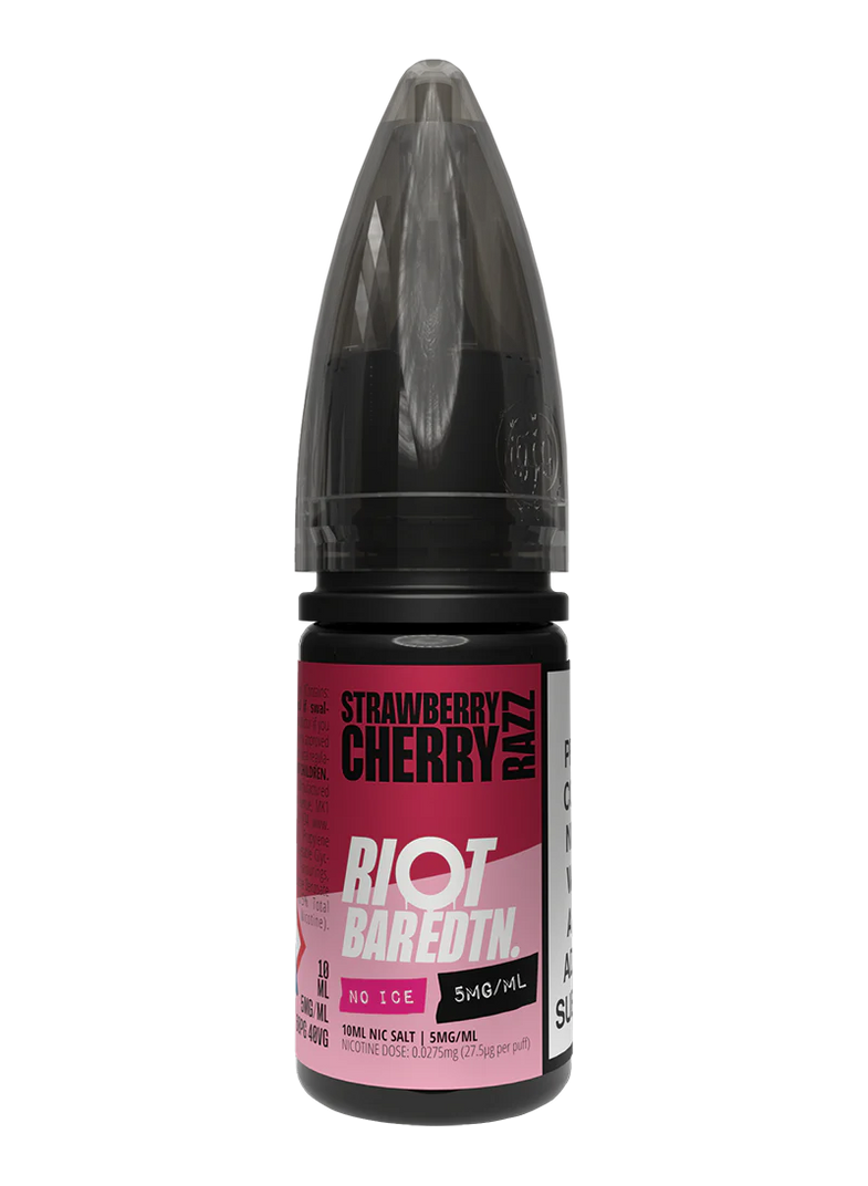 RIOT BAR EDTN 20MG NIC SALT NO ICE STRAWBERRY CHERRY RAZZ (10) Main image
