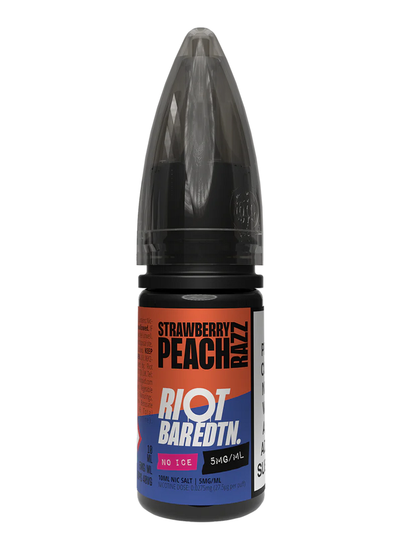 RIOT BAR EDTN 20MG NIC SALT NO ICE STRAWBERRY PEACH RAZZ (10)