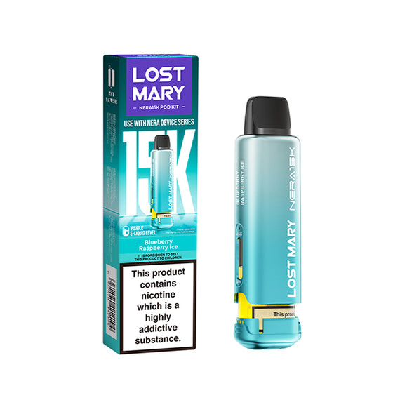 LOST MARY NERA 15K POD BLUEBERRY RASPBERRY ICE (5) Main image