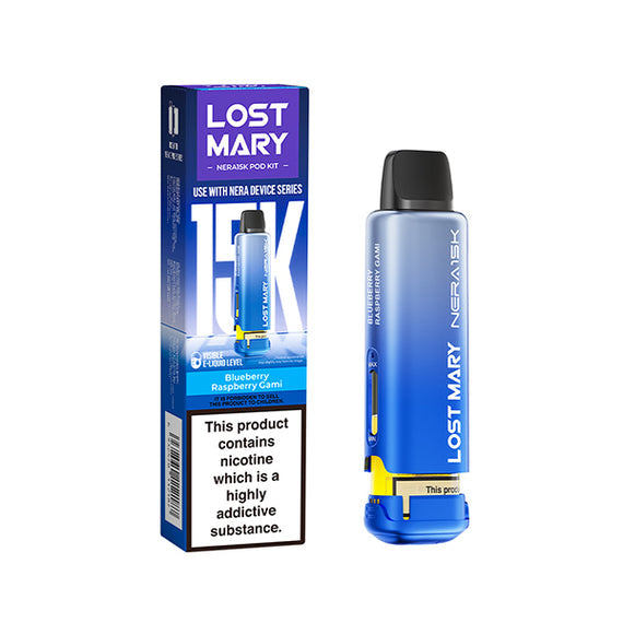 LOST MARY NERA 15K POD BLUEBERRY RASPBERRY GAMI (5) Main image