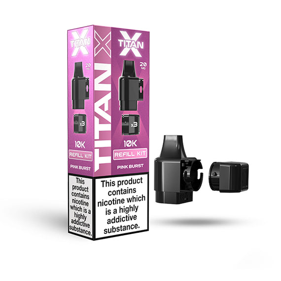 TITAN X REFILL POD (2025) PINK BURST (10) Main image
