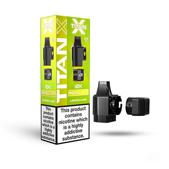 TITAN X REFILL POD (2025) LEMON LIME (10) Main image