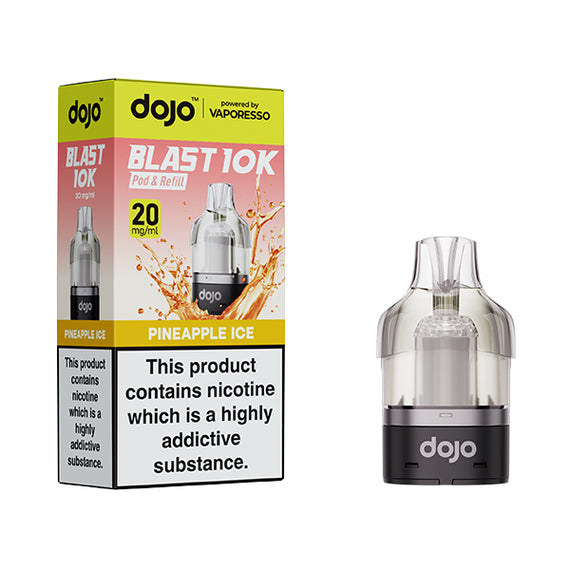 VAPORESSO DOJO BLAST 10K PODS PINEAPPLE ICE (5) Main image
