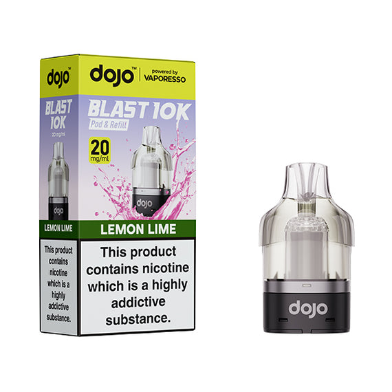 VAPORESSO DOJO BLAST 10K PODS LEMON LIME (5) Main image