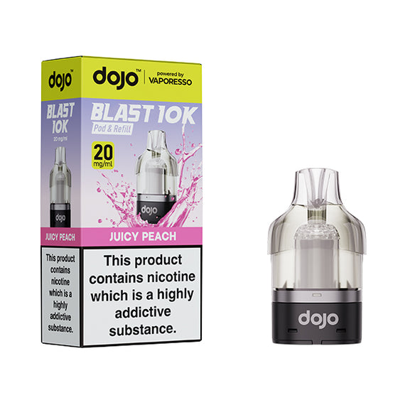 VAPORESSO DOJO BLAST 10K PODS JUICY PEACH (5) Main image
