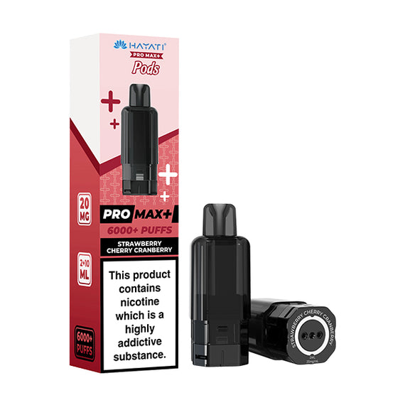 HAYATI PRO MAX+ POD STRAWBERRY CHERRY CRANBERRY (5) Main image