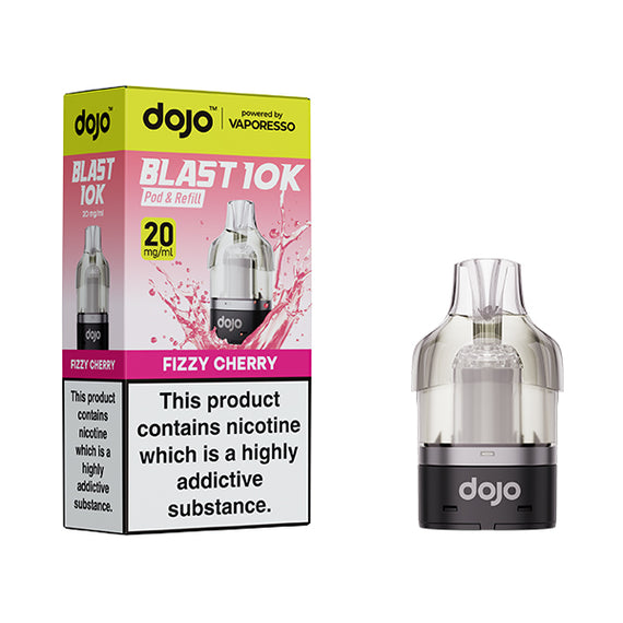 VAPORESSO DOJO BLAST 10K PODS FIZZY CHERRY (5)