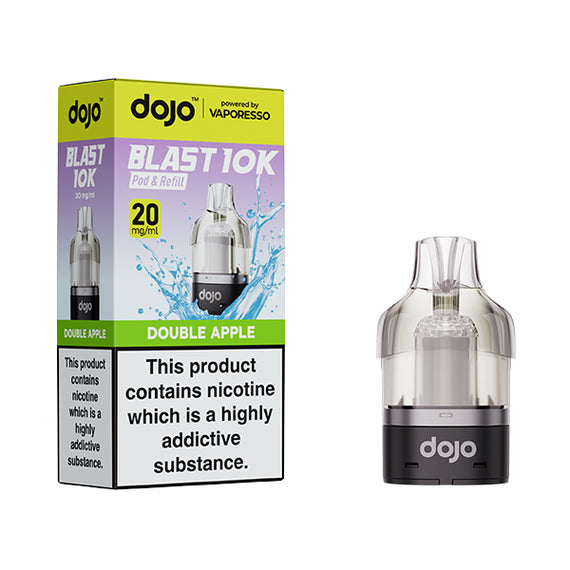 VAPORESSO DOJO BLAST 10K PODS DOUBLE APPLE (5) Main image