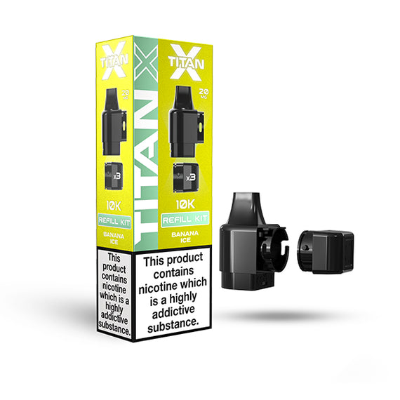 TITAN X REFILL POD (2025) BANANA ICE (10) Main image