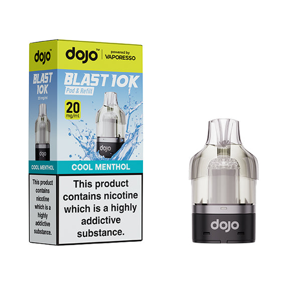 VAPORESSO DOJO BLAST 10K PODS COOL MENTHOL (5) Main image