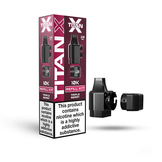 TITAN X REFILL POD (2025) TRIPLE BERRY (10) Main image