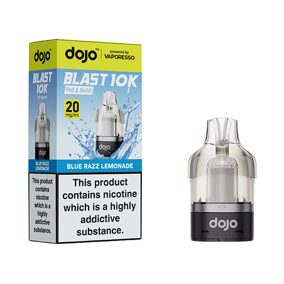 VAPORESSO DOJO BLAST 10K PODS BLUE RAZZ LEMONADE (5) Main image