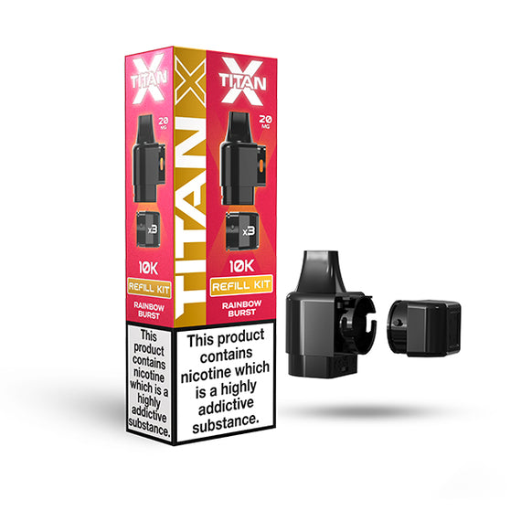 TITAN X REFILL POD (2025) RAINBOW BURST (10) Main image