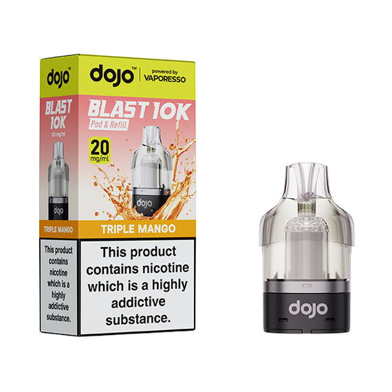 VAPORESSO DOJO BLAST 10K PODS TRIPLE MANGO (5) Main image