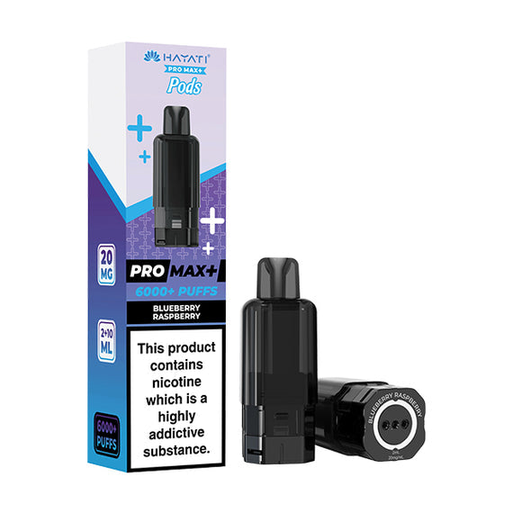 HAYATI PRO MAX+ POD BLUEBERRY RASPBERRY (5) Main image