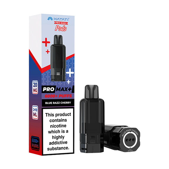 HAYATI PRO MAX+ POD BLUE RAZZ CHERRY (5) Main image
