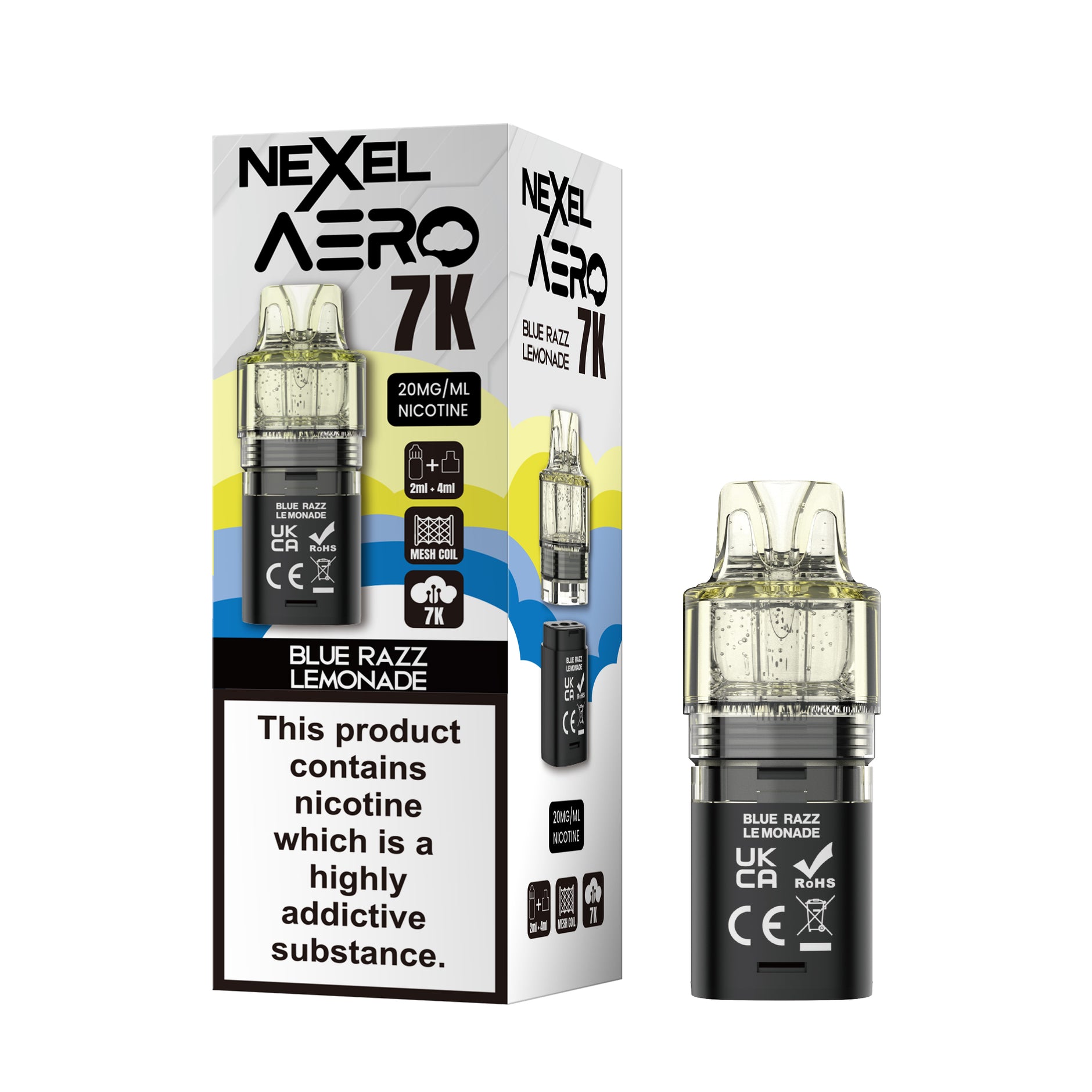NEXEL AERO POD BLUE RAZZ LEMONADE (10) Main image