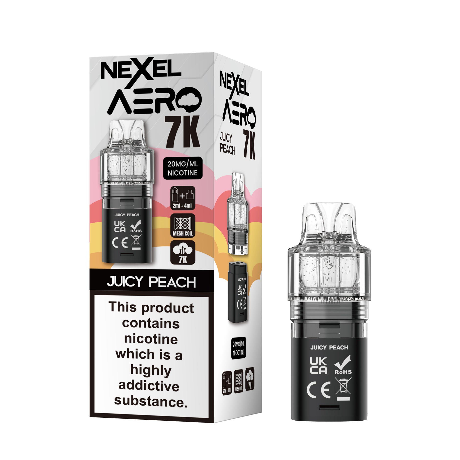 NEXEL AERO POD JUICY PEACH (10) Main image