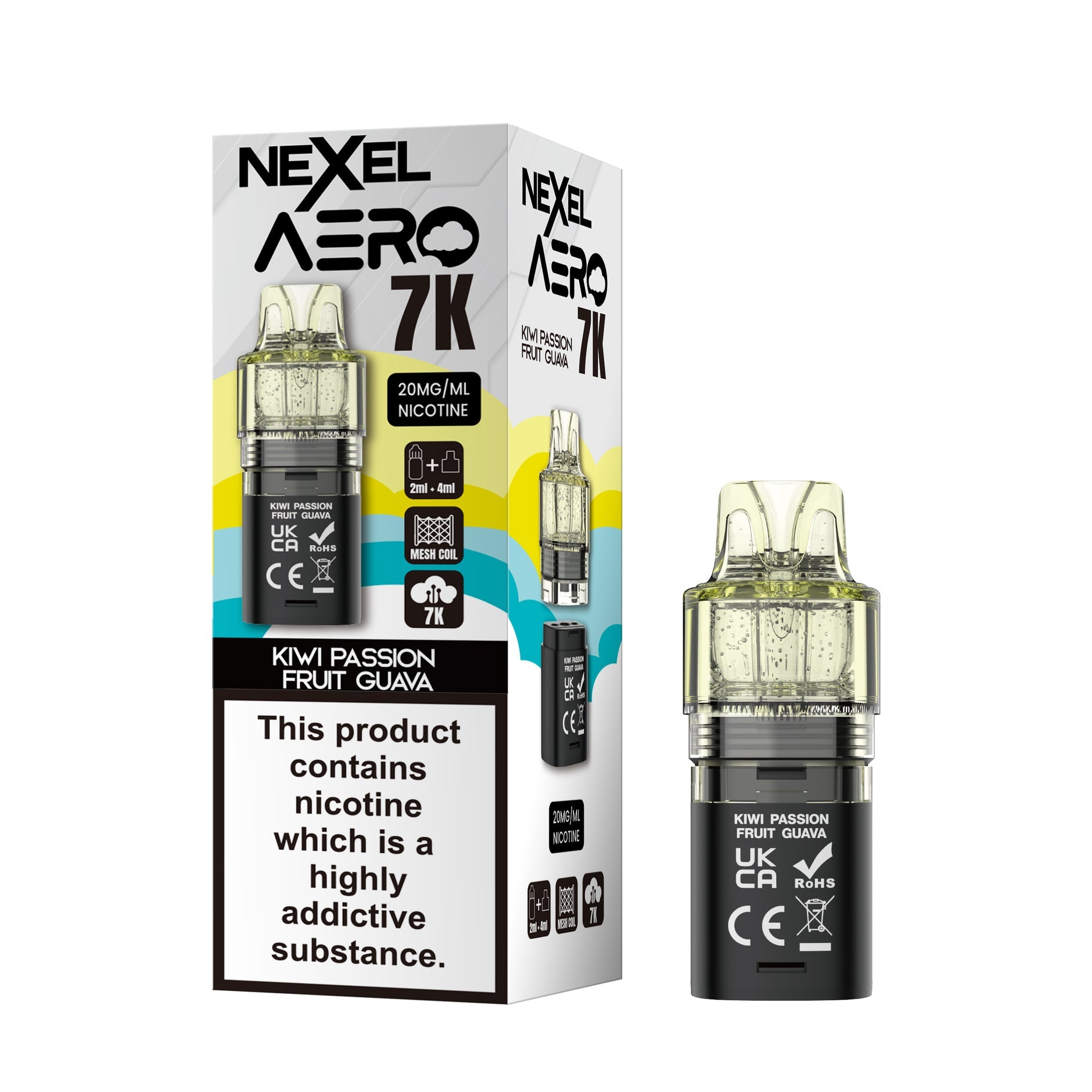 NEXEL AERO POD KIWI PASSION FRUIT GUAVA (10) Main image
