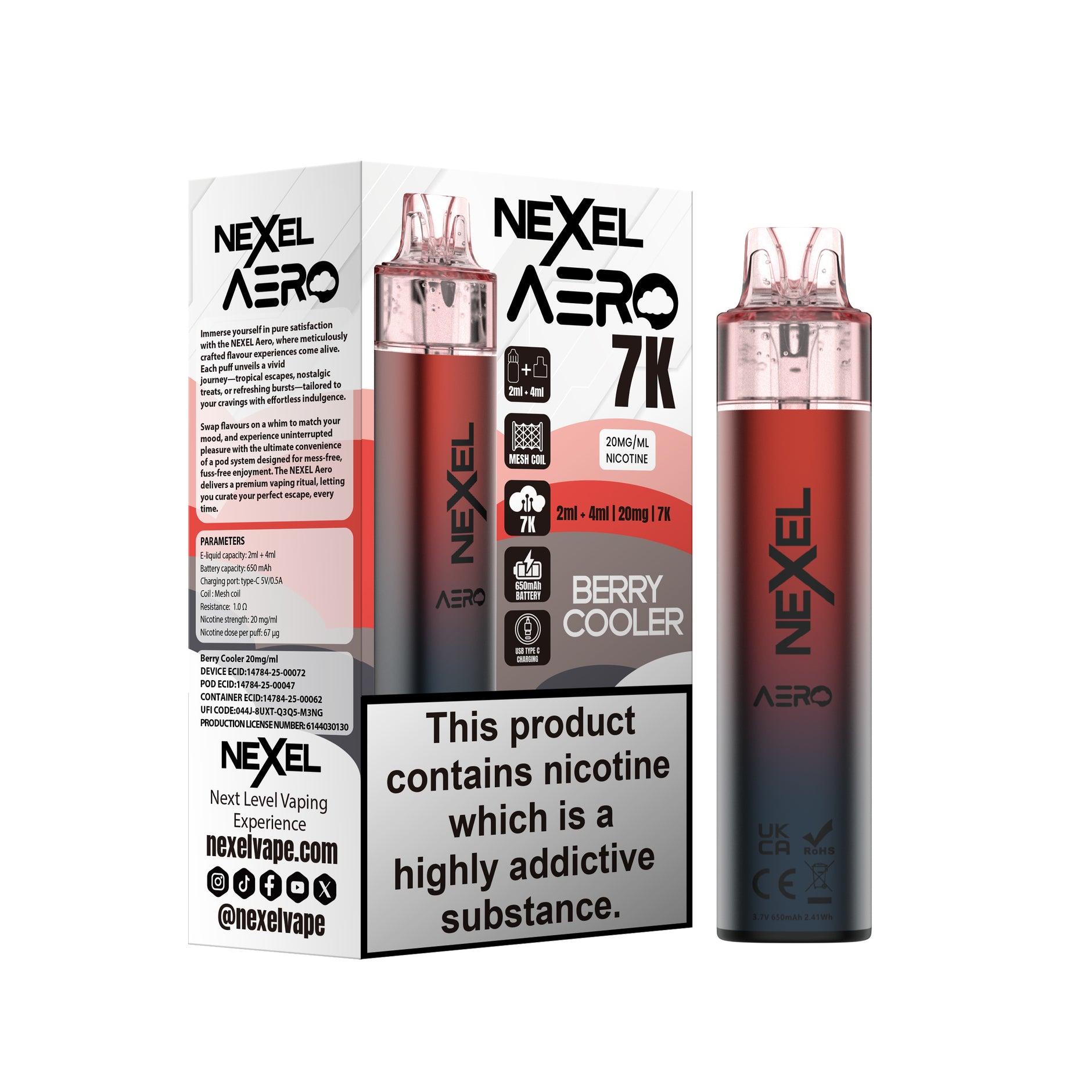 NEXEL AERO KIT BERRY COOLER (5) Main image