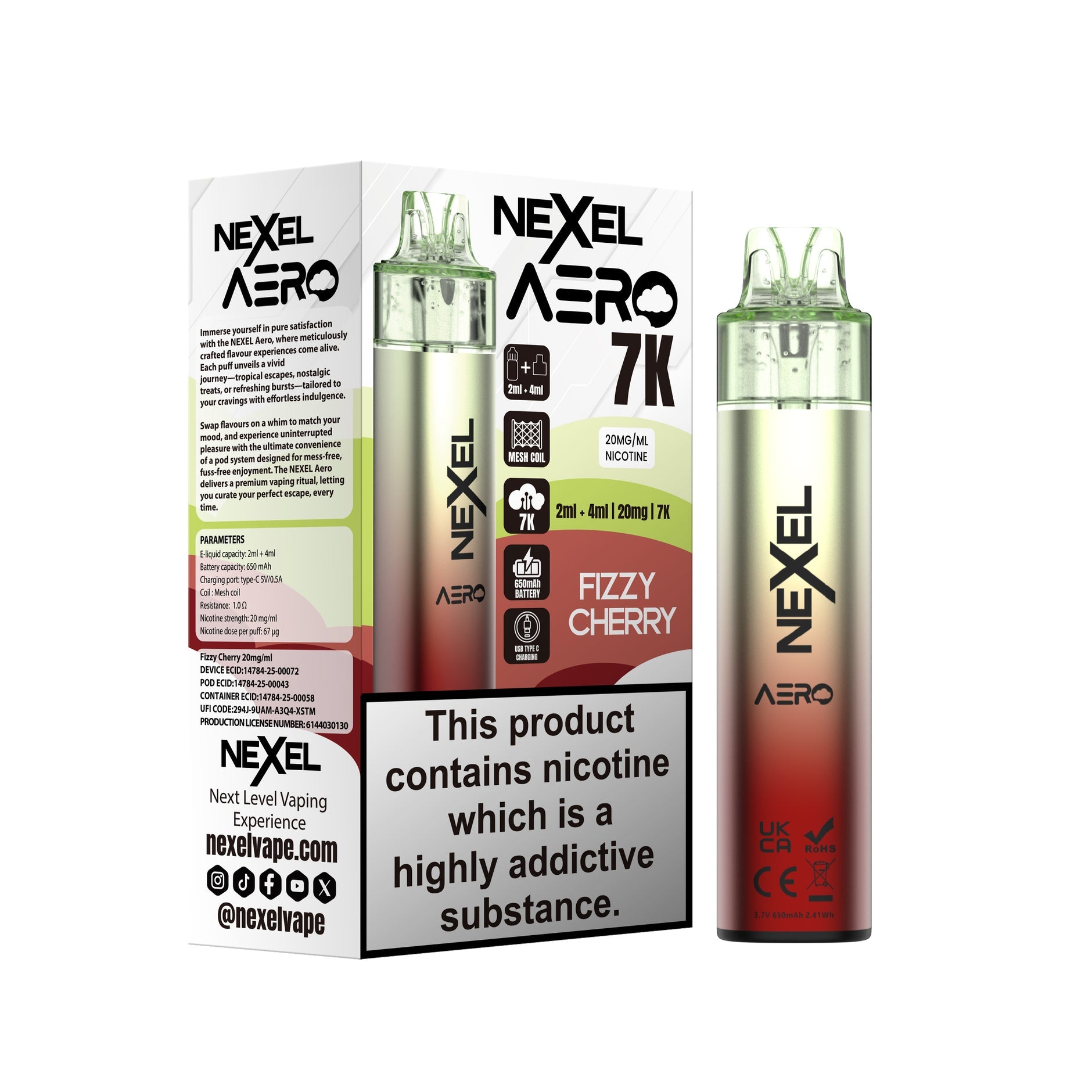 NEXEL AERO KIT FIZZY CHERRY (5) Main image