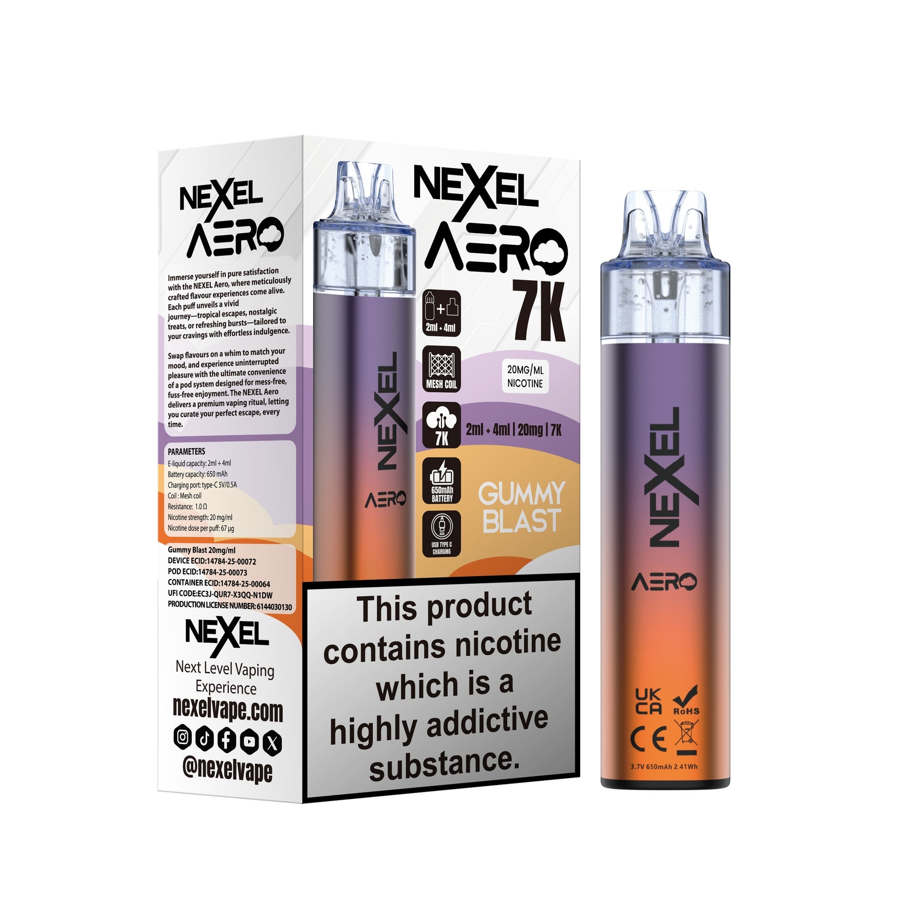 NEXEL AERO KIT GUMMY BLAST (5) Main image