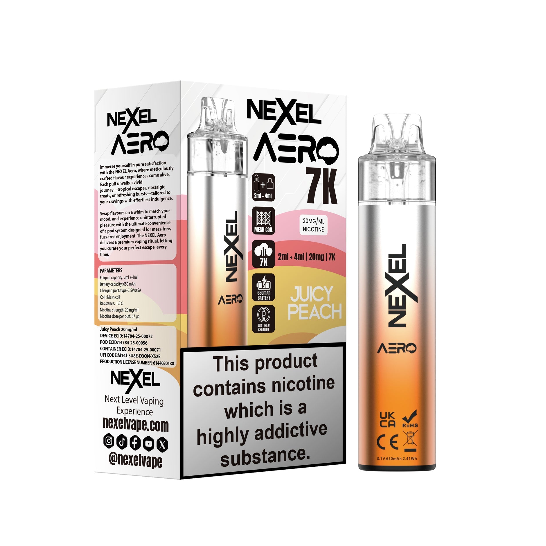 NEXEL AERO KIT JUICY PEACH (5) Main image