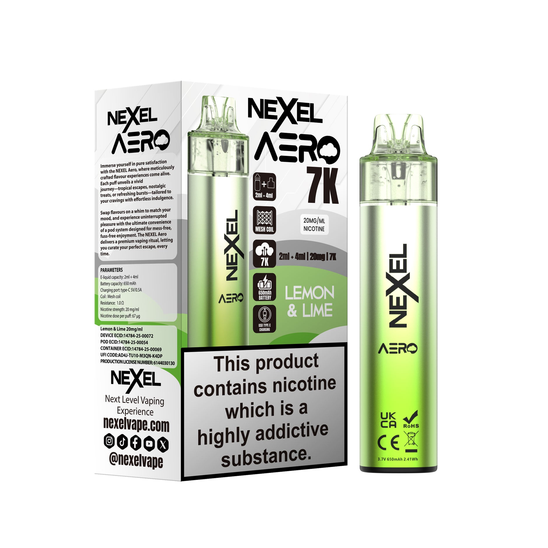 NEXEL AERO KIT LEMON & LIME (5) Main image