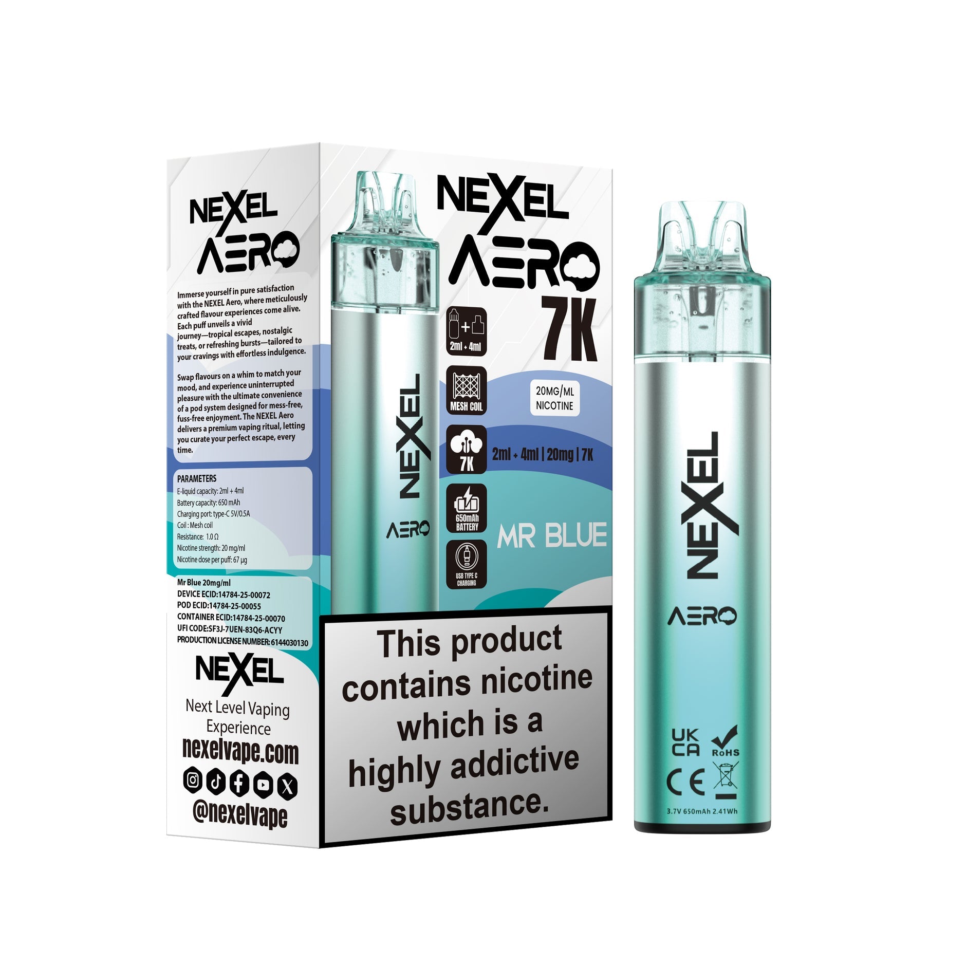 NEXEL AERO KIT MR BLUE (5) Main image