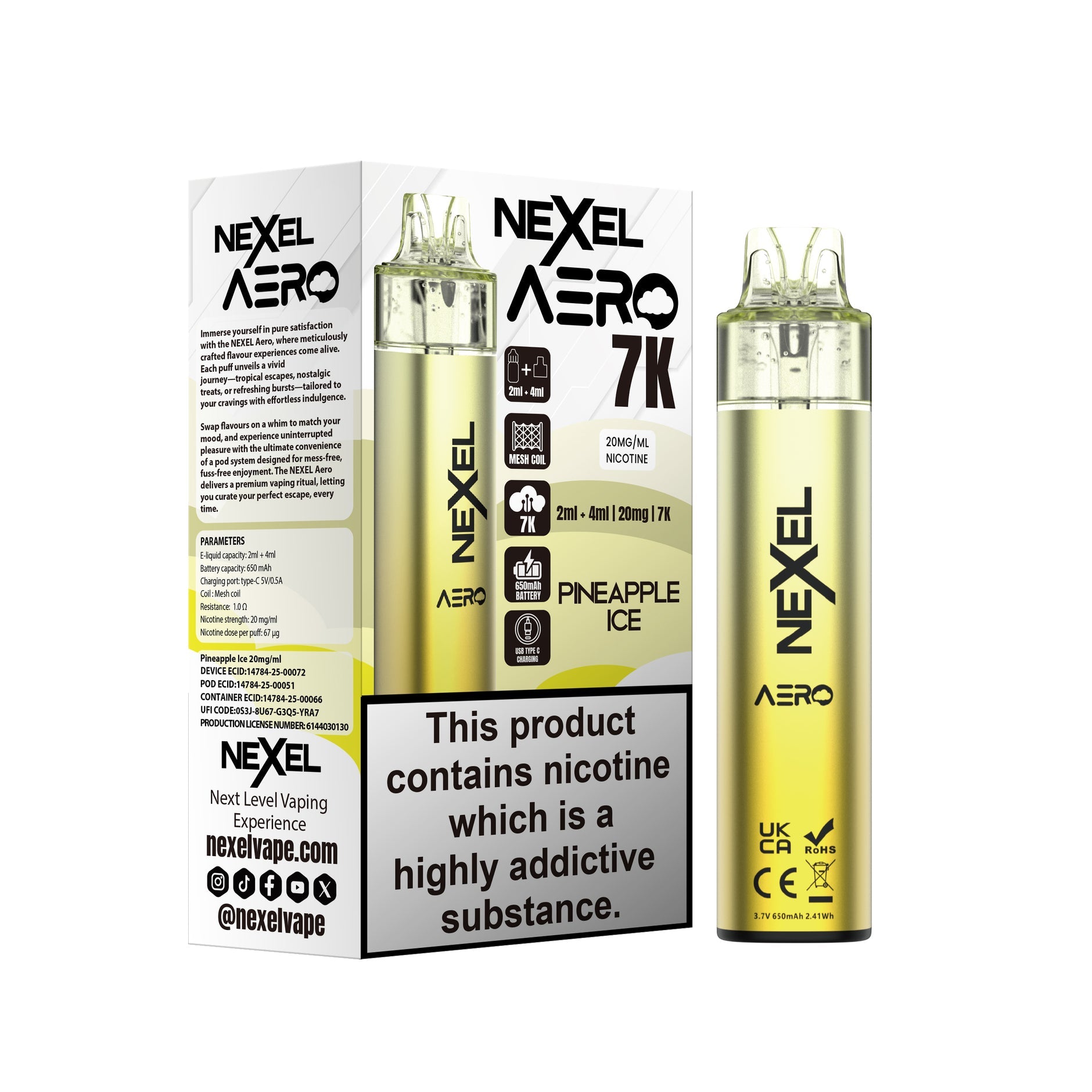 NEXEL AERO KIT PINEAPPLE ICE (5) Main image
