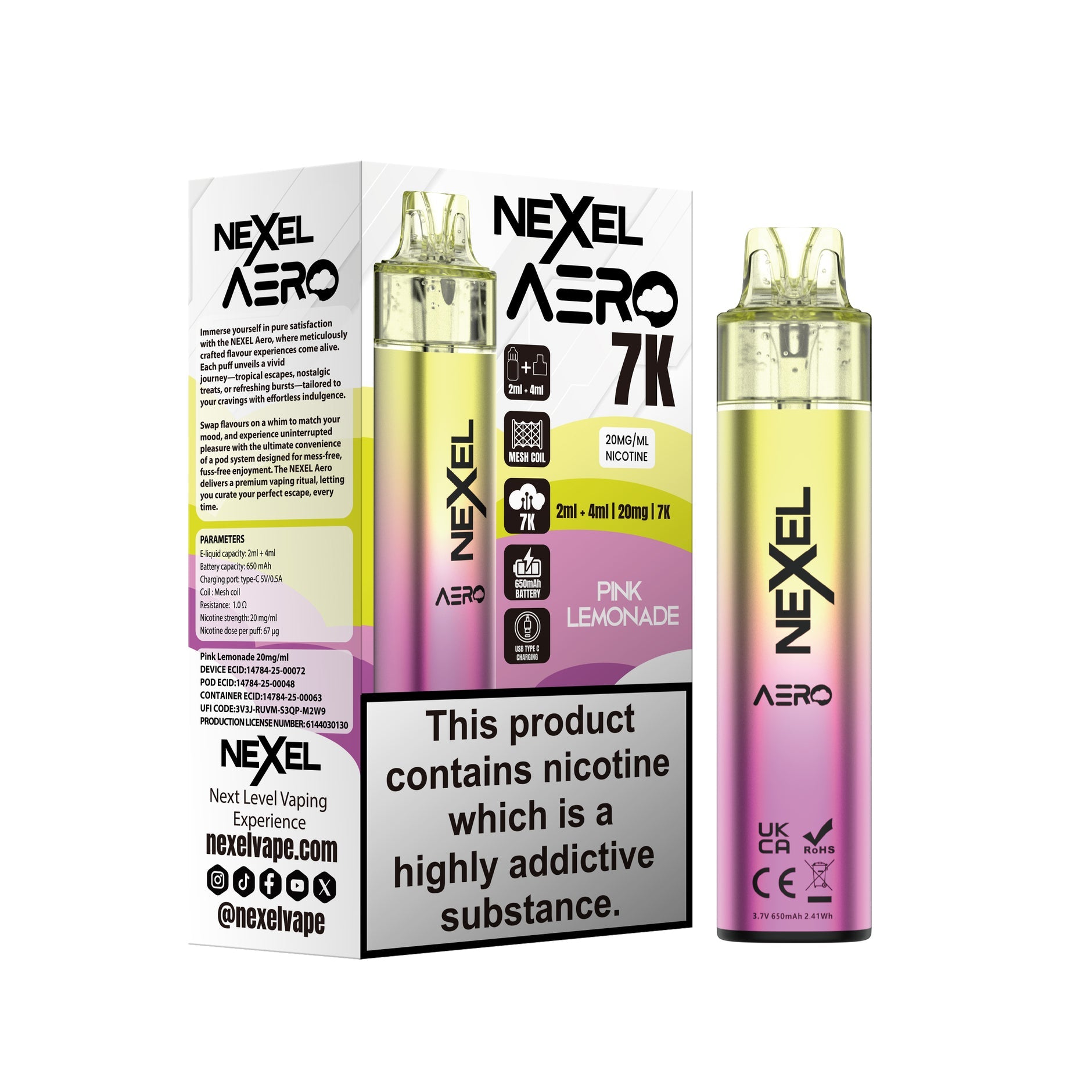 NEXEL AERO KIT PINK LEMONADE (5) Main image
