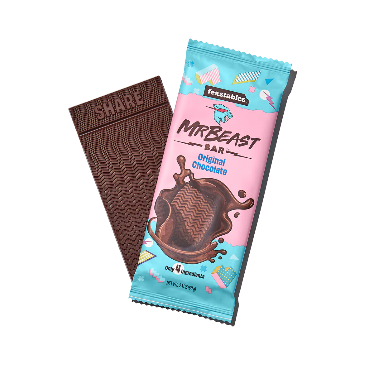 Mr Beast Original Chocolate 60g 10 Pack