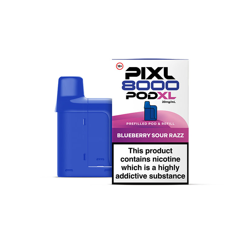 PIXL 8000 (2025) REFILL POD BLUEBERRY SOUR RAZZ (5) Main image