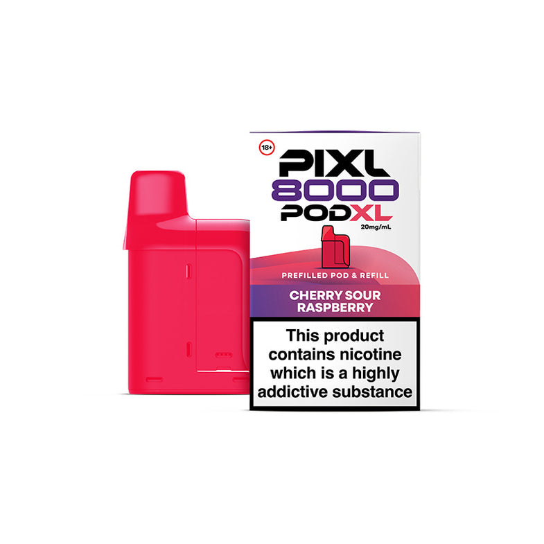 PIXL 8000 (2025) REFILL POD CHERRY SOUR RASPBERRY (5) Main image