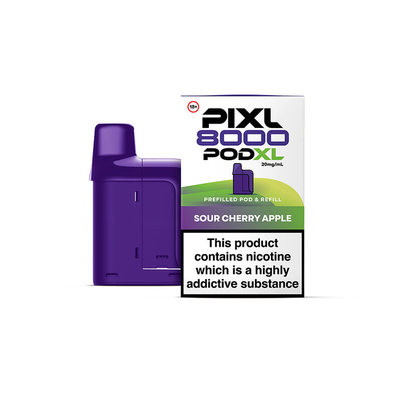 PIXL 8000 (2025) REFILL POD SOUR CHERRY APPLE (5) Main image