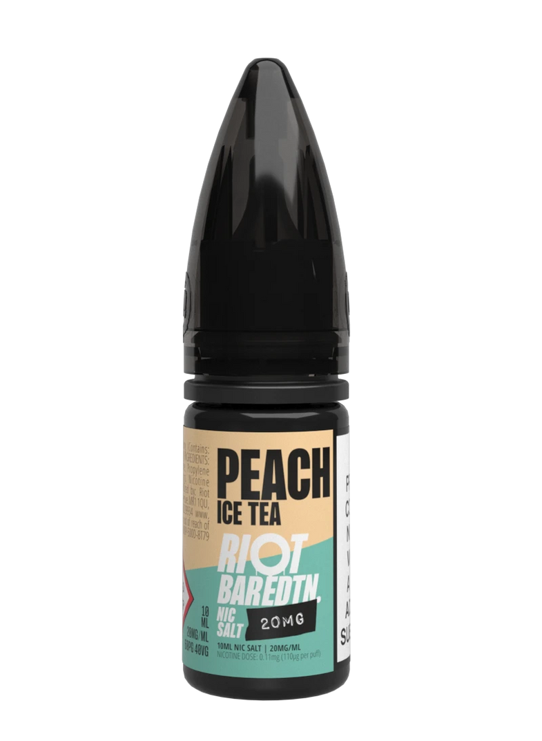 RIOT BAR EDTN 20MG NIC SALT PEACH ICE TEA (10) Main image