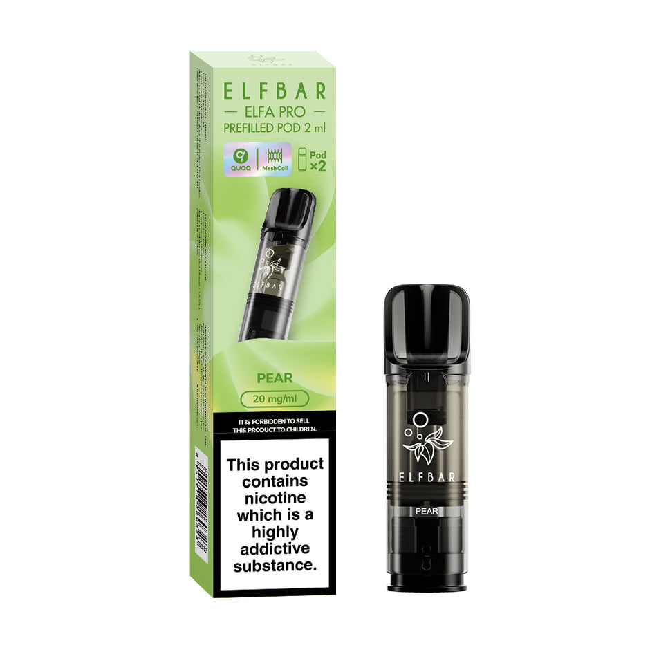 ELFBAR ELFA PRO PREFILLED POD PEAR (10) Main image